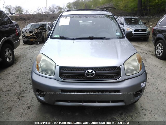 JTEGD20V740023464 - 2004 TOYOTA RAV4 银色 照片 6