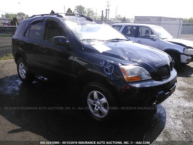 KNDJC736275717694 - 2007 KIA SORENTO EX/LX BLACK photo 1