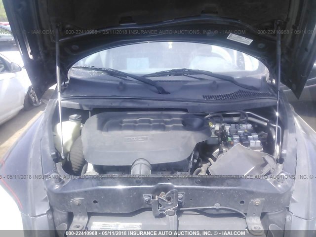 3GNCA13D78S699170 - 2008 CHEVROLET HHR LS შავი ფოტო 10