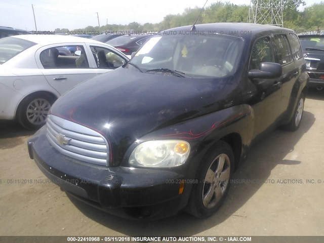 3GNCA13D78S699170 - 2008 CHEVROLET HHR LS შავი ფოტო 2