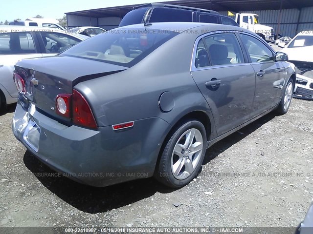 1G1ZG57B39F209307 - 2009 CHEVROLET MALIBU LS 蓝色 照片 4