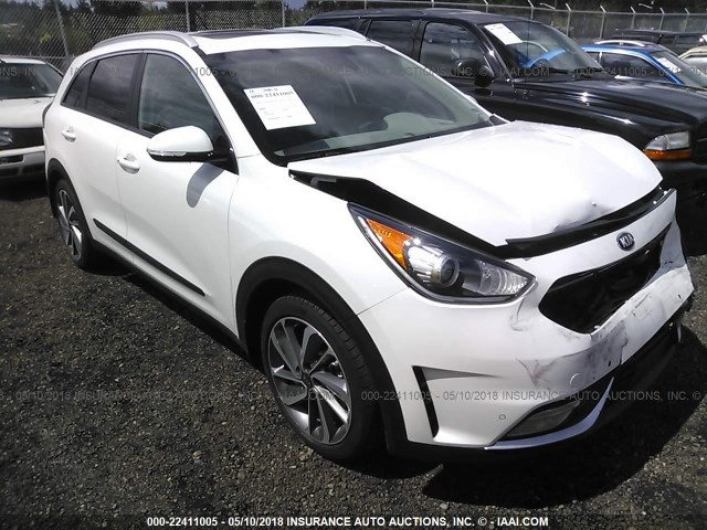 KNDCE3LC7H5060538 - 2017 KIA NIRO EX TOURING WHITE photo 1