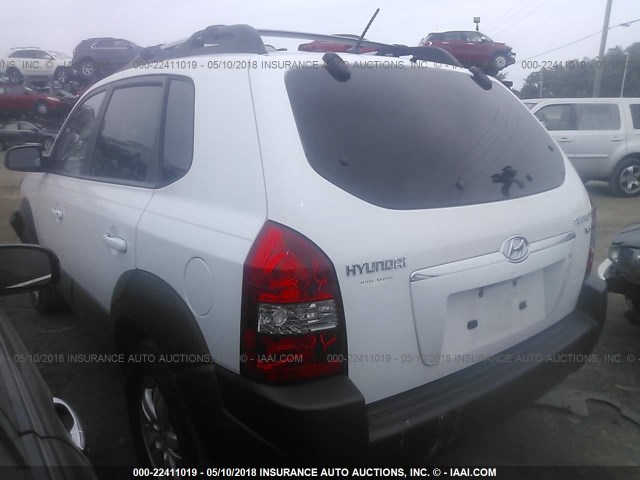 KM8JN12D26U439192 - 2006 HYUNDAI TUCSON GLS/LIMITED 白色 照片 3