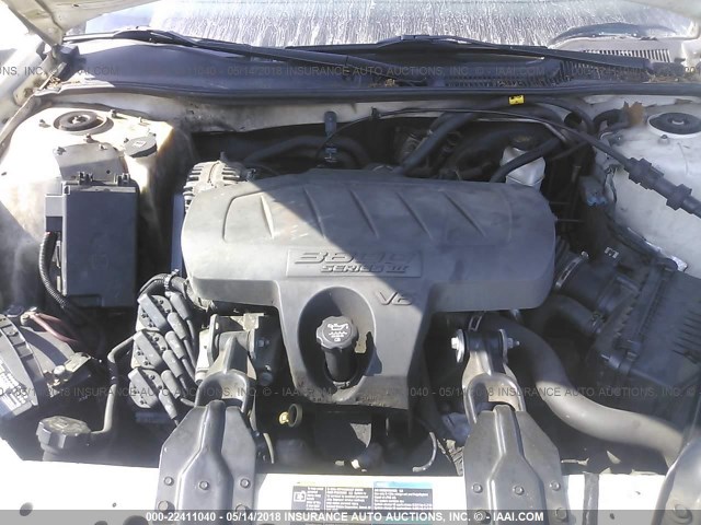 2G2WP552061202335 - 2006 PONTIAC GRAND PRIX თეთრი ფოტო 10