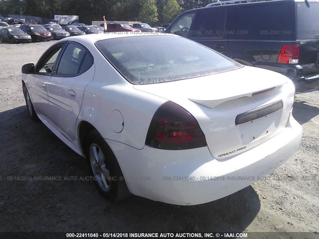 2G2WP552061202335 - 2006 PONTIAC GRAND PRIX თეთრი ფოტო 3