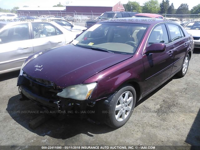 4T1BK36B56U148526 - 2006 TOYOTA AVALON XL/XLS/TOURING/LIMITED BURGUNDY photo 2