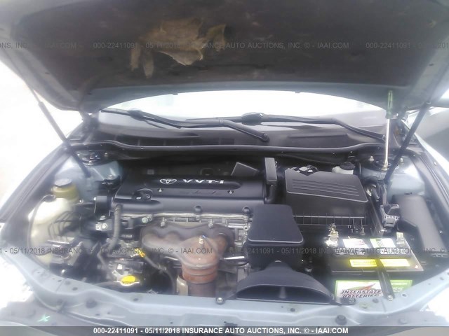 4T1BE46K47U514362 - 2007 TOYOTA CAMRY NEW GENERATION CE/LE/XLE/SE GREEN photo 10