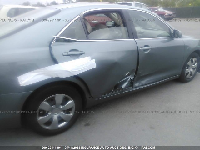 4T1BE46K47U514362 - 2007 TOYOTA CAMRY NEW GENERATION CE/LE/XLE/SE GREEN photo 6