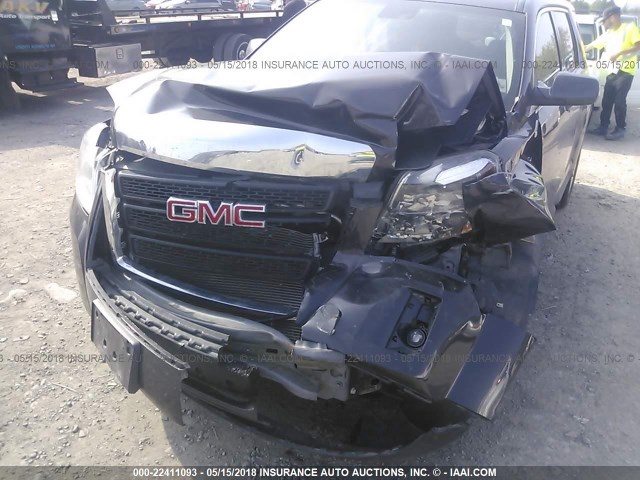 2GKFLVEK6E6139920 - 2014 GMC TERRAIN SLE GRAY photo 6