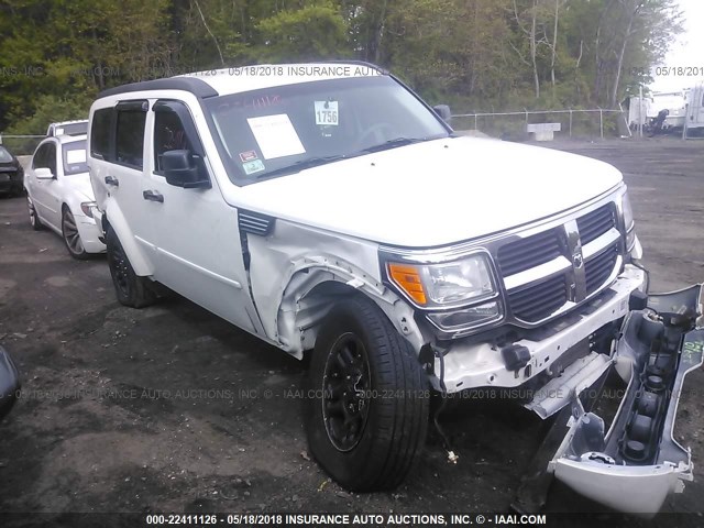 1D4PU2GKXAW105782 - 2010 DODGE NITRO SE WHITE photo 1