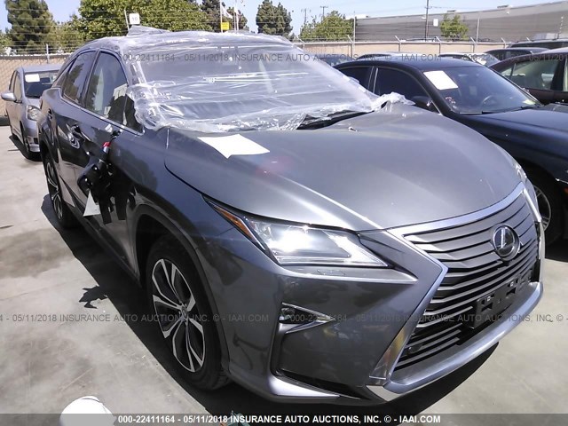 2T2BZMCA8JC139662 - 2018 LEXUS RX 350/BASE/F SPORT GRAY photo 1