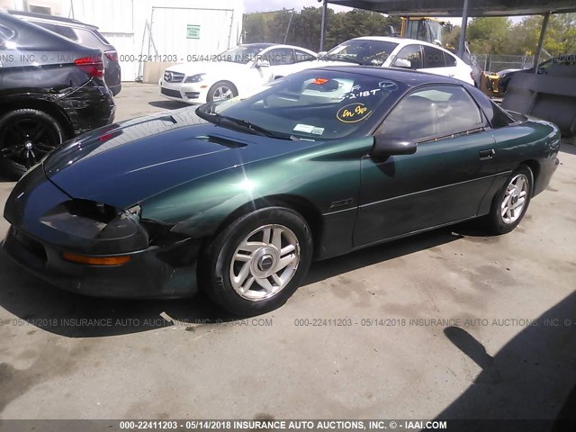 2G1FP22P2S2199512 - 1995 CHEVROLET CAMARO Z28 GREEN photo 2