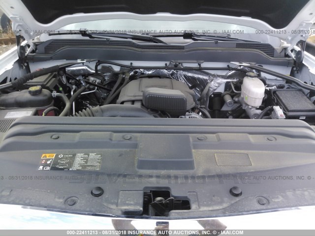 1GC1CUEG2JF154099 - 2018 CHEVROLET SILVERADO C2500 HEAVY DUTY WHITE photo 10