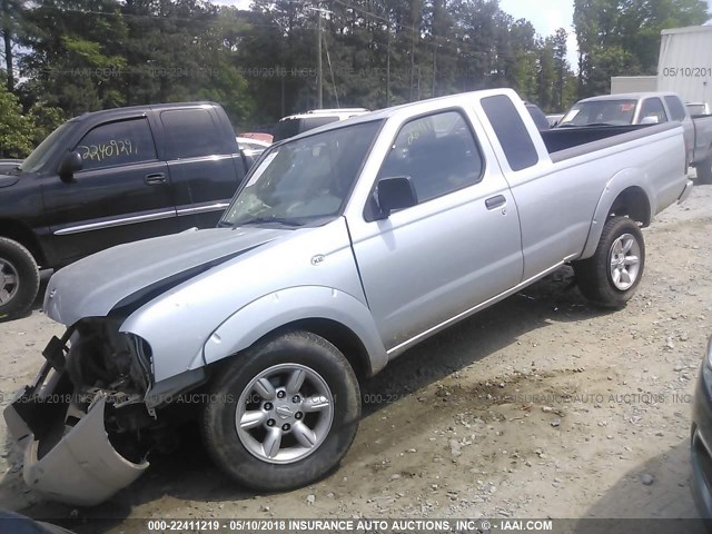 1N6DD26T93C466447 - 2003 NISSAN FRONTIER KING CAB XE SILVER photo 2