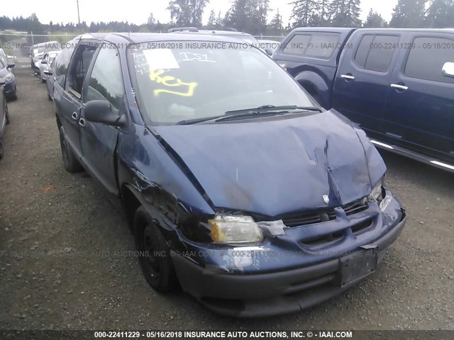 2B4GP2535YR888994 - 2000 DODGE CARAVAN BLUE photo 1