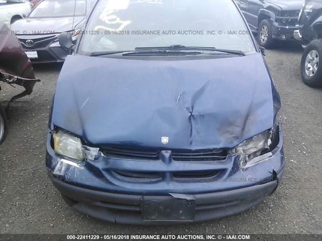 2B4GP2535YR888994 - 2000 DODGE CARAVAN BLUE photo 6