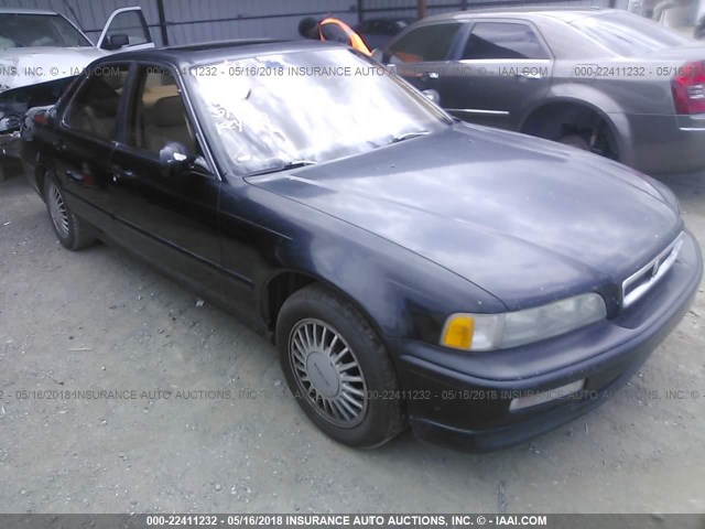 JH4KA7676MC014880 - 1991 ACURA LEGEND LS BLACK photo 1