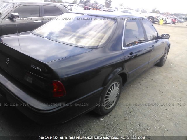 JH4KA7676MC014880 - 1991 ACURA LEGEND LS BLACK photo 4