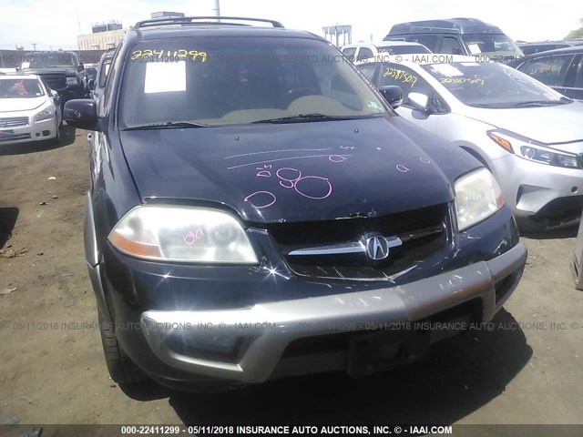 2HNYD18863H525744 - 2003 ACURA MDX TOURING BLACK photo 6