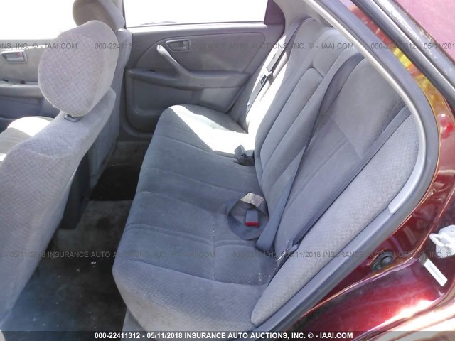 JT2BG22K210554309 - 2001 TOYOTA CAMRY CE/LE/XLE 勃艮第红 照片 8