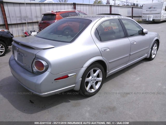 JN1DA31D93T523590 - 2003 NISSAN MAXIMA GLE/GXE/SE GRAY photo 4