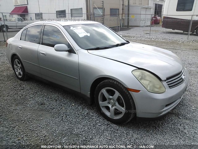 JNKCV51E73M332180 - 2003 INFINITI G35 SILVER photo 1