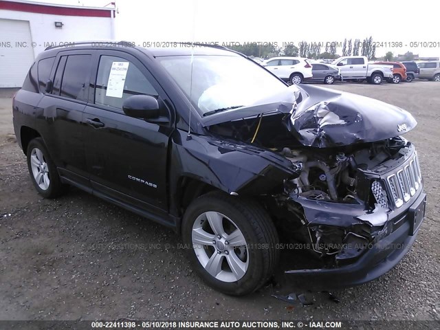1C4NJDEB9GD758328 - 2016 JEEP COMPASS LATITUDE 黑色 照片 1