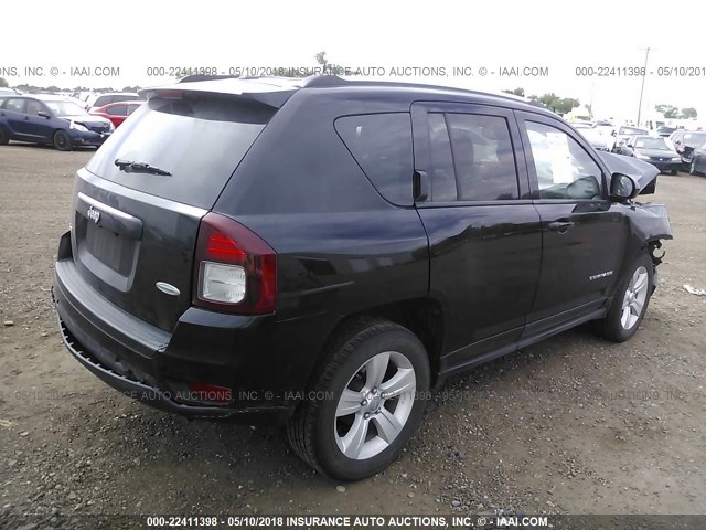 1C4NJDEB9GD758328 - 2016 JEEP COMPASS LATITUDE 黑色 照片 4