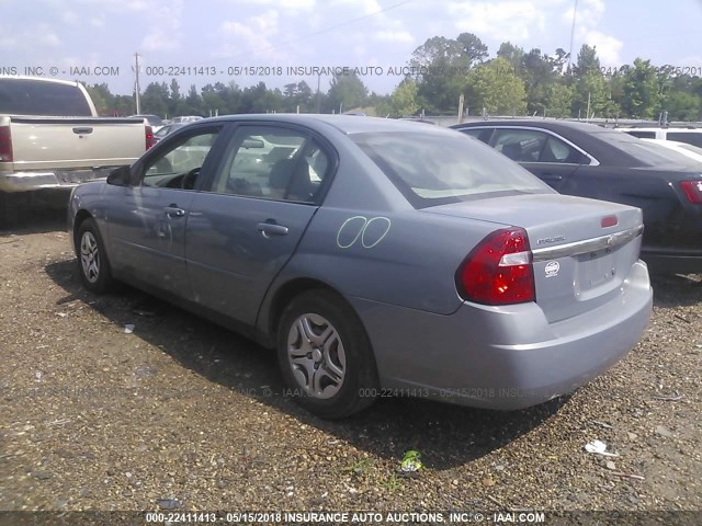 1G1ZS58F17F262679 - 2007 CHEVROLET MALIBU LS 蓝色 照片 3