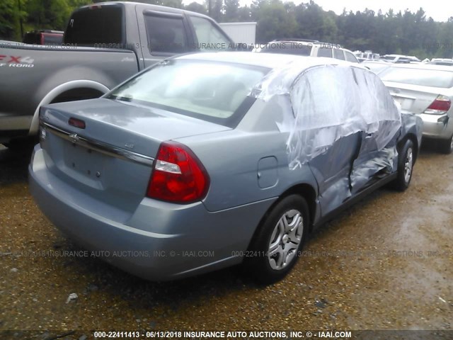 1G1ZS58F17F262679 - 2007 CHEVROLET MALIBU LS 蓝色 照片 4