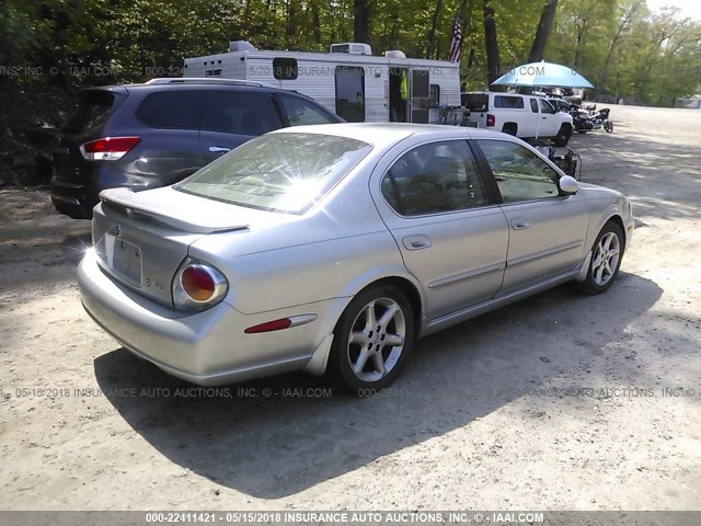 JN1DA31A33T416475 - 2003 NISSAN MAXIMA GLE/SE SILVER photo 4