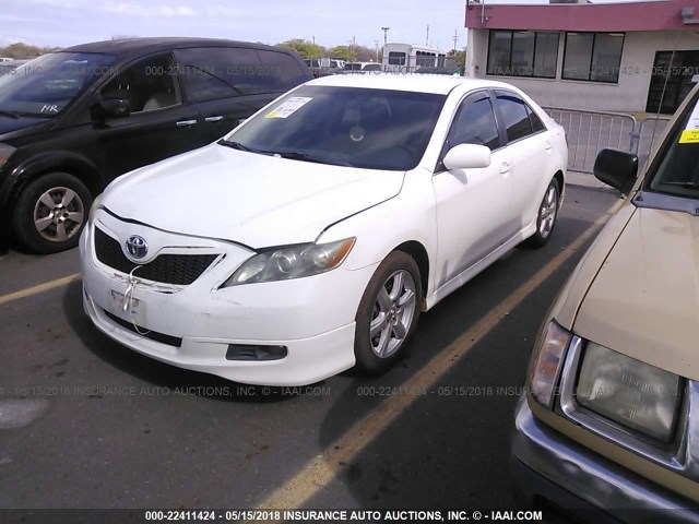 4T1BK46K98U566113 - 2008 TOYOTA CAMRY LE/XLE/SE თეთრი ფოტო 2