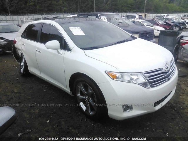 4T3ZK3BB1AU034432 - 2010 TOYOTA VENZA WHITE photo 1