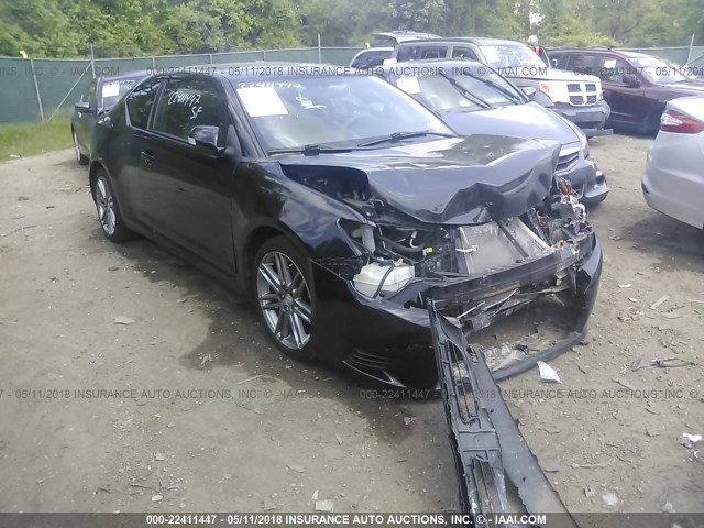 JTKJF5C71B3010930 - 2011 TOYOTA SCION TC 黑色 照片 1