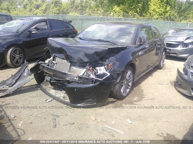 JTKJF5C71B3010930 - 2011 TOYOTA SCION TC 黑色 照片 2