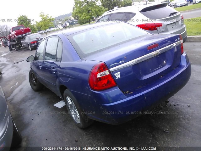 1G1ZT58N27F192999 - 2007 CHEVROLET MALIBU LT BLUE photo 3