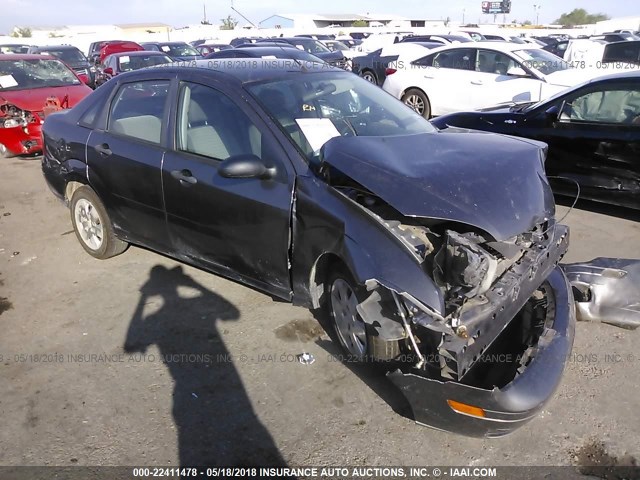 1FAFP34N87W157866 - 2007 FORD FOCUS ZX4/S/SE/SES GRAY photo 1