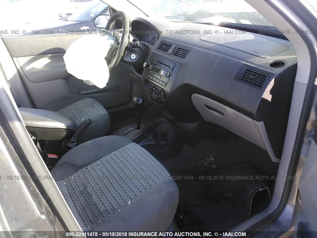 1FAFP34N87W157866 - 2007 FORD FOCUS ZX4/S/SE/SES GRAY photo 5