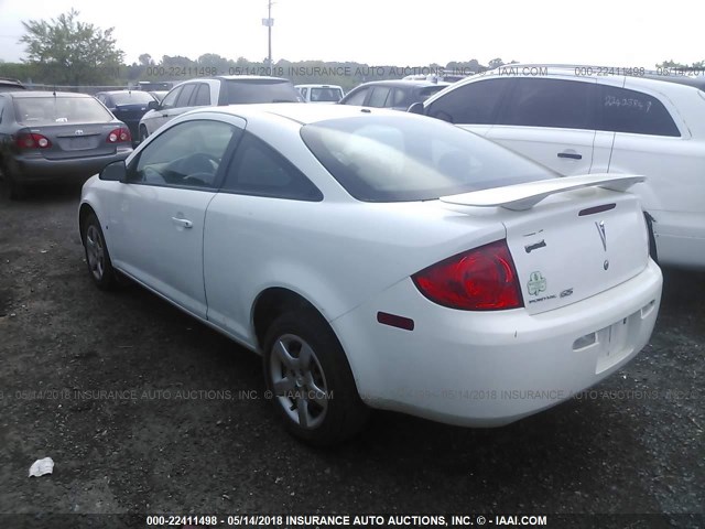 1G2AS18H697100336 - 2009 PONTIAC G5 WHITE photo 3