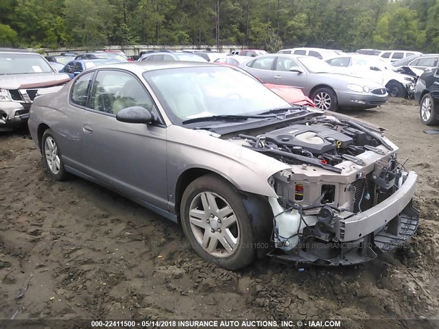 2G1WK151569266973 - 2006 CHEVROLET MONTE CARLO LT BEIGE photo 1