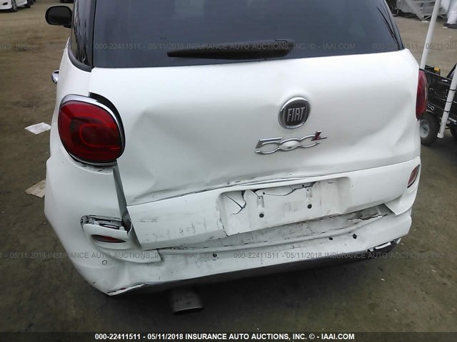 ZFBCFACHXEZ004050 - 2014 FIAT 500L LOUNGE WHITE photo 6