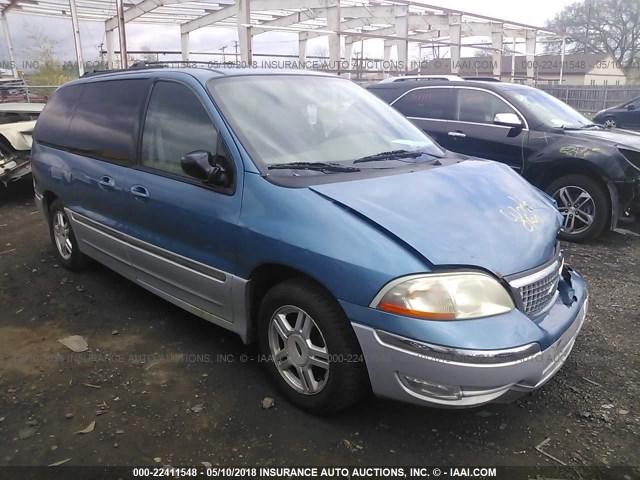 2FMZA56473BB43246 - 2003 FORD WINDSTAR SEL BLUE photo 1