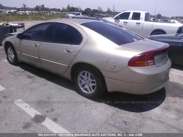 2B3HD46R14H647451 - 2004 DODGE INTREPID SE TAN photo 3