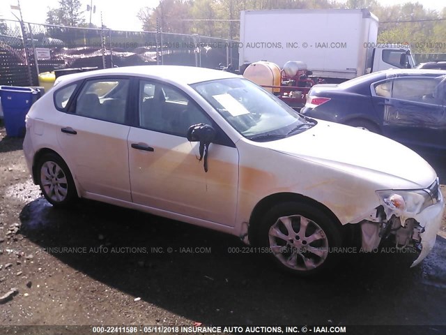 JF1GH61658H821806 - 2008 SUBARU IMPREZA 2.5I WHITE photo 6