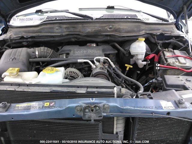 3D7KS28D15G780444 - 2005 DODGE RAM 2500 ST/SLT 蓝色 照片 10