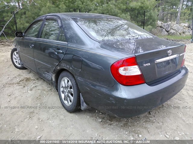 4T1BE30K83U672474 - 2003 TOYOTA CAMRY LE/XLE/SE მწვანე ფოტო 3