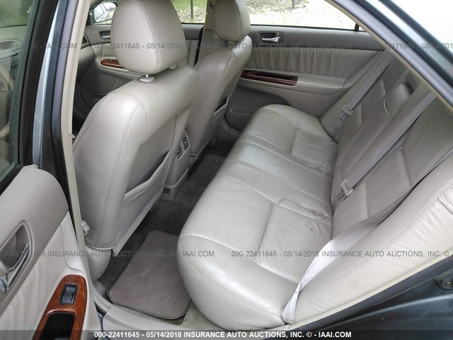 4T1BE30K83U672474 - 2003 TOYOTA CAMRY LE/XLE/SE მწვანე ფოტო 8