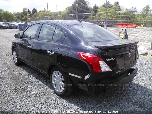 3N1CN7AP3FL927656 - 2015 NISSAN VERSA S/S PLUS/SV/SL BLACK photo 3