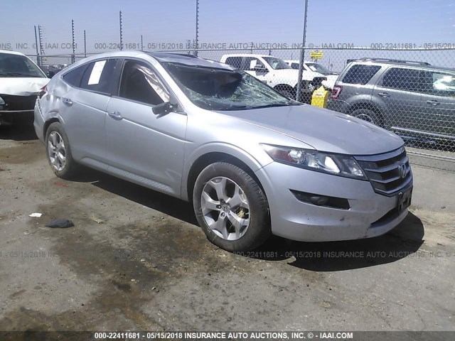 5J6TF1H53AL009156 - 2010 HONDA ACCORD CROSSTOUR EXL SILVER photo 1