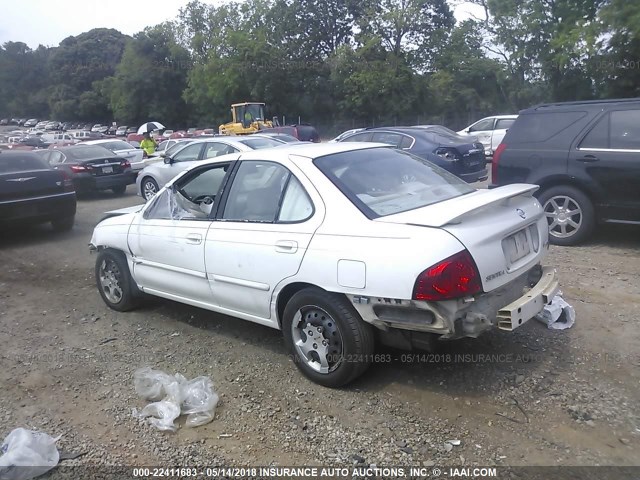 3N1CB51D44L481839 - 2004 NISSAN SENTRA 1.8/1.8S WHITE photo 3